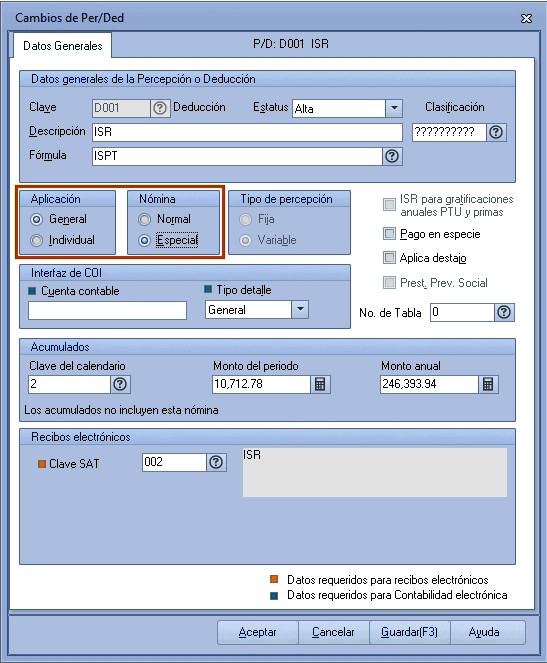 Cálculo de aguinaldo en Aspel NOI 9.0 - Consultoría TI